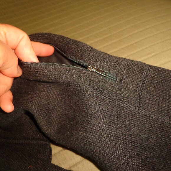 Patagonia Women's Better Sweater 1/4 Zip Fleece L Black Stand Collar - Picture 8 of 14